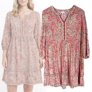 J Jill Paisley Print Women's Tunic / Dress